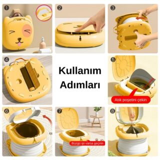 MooieBaby's Cat Potty Katlanabilir oyuncağı detay 1